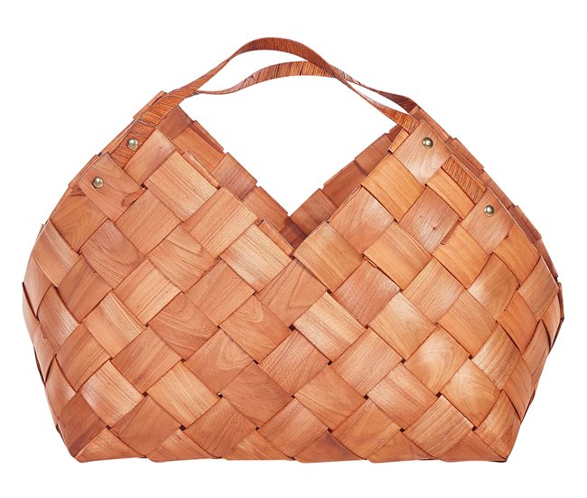 Beliani Cesta QARA Natural