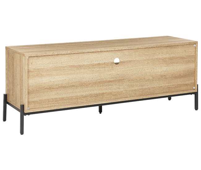Beliani Mesa de TV MOINES Castanho