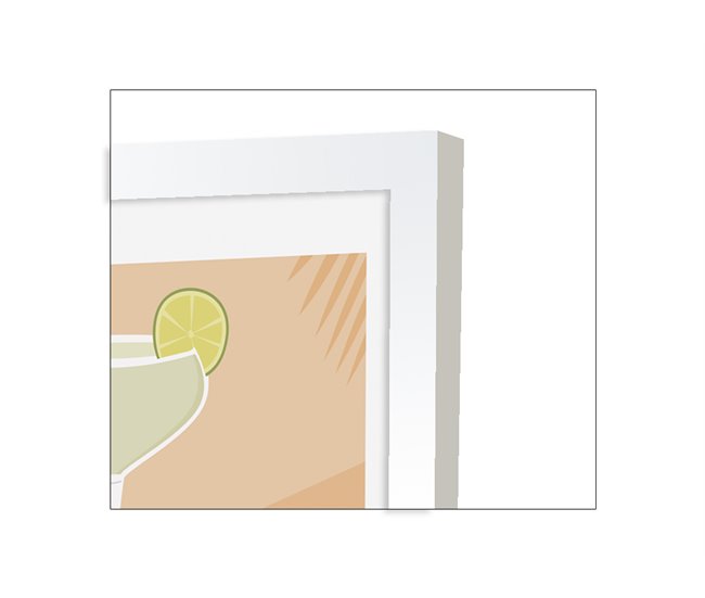 Pintura arte deco DAIQUIRI 24x30cm marca MARCOMUEBLE Multicor