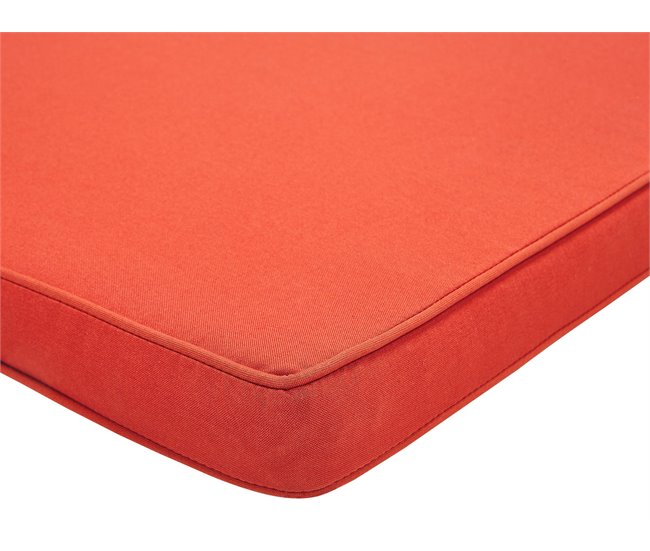Beliani Almofada de assento para exterior VIVARA 112x54 Vermelho
