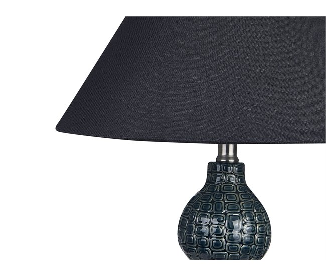 Beliani Candeeiro de mesa MATINA Azul