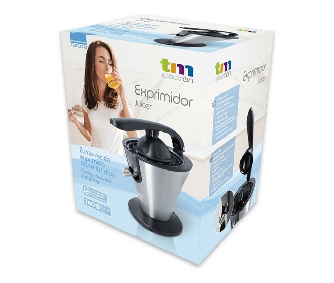 Espremedor Elétrico Cinza