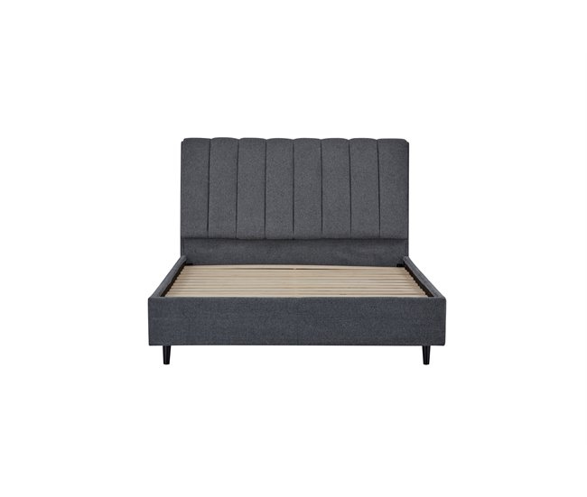 Cama MAJESTIC 150x190 cm cinza Cinza