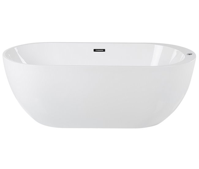 Beliani Banheira de interior NEVIS 80x170 Branco
