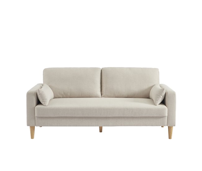 Sofá fixo 2 lugares ONA Bege