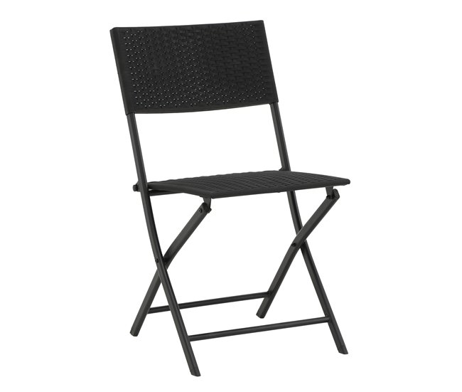 Set de jardim com mesa e 2 cadeiras KORA cinzento Cinza