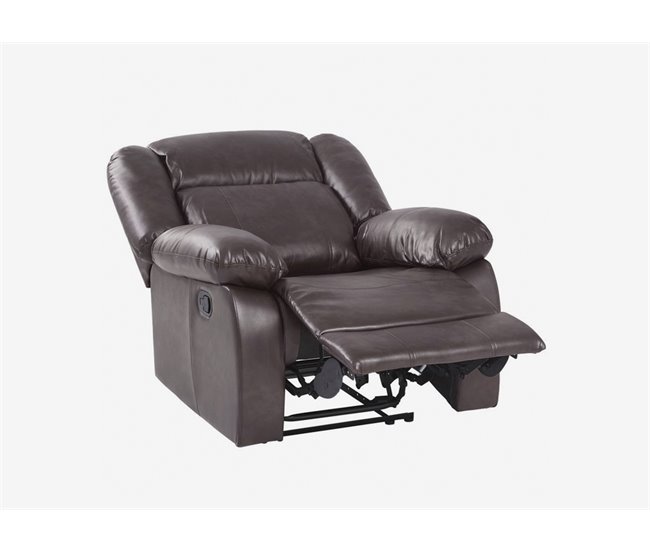 Poltrona relax cor castanha LOTUS Chocolate