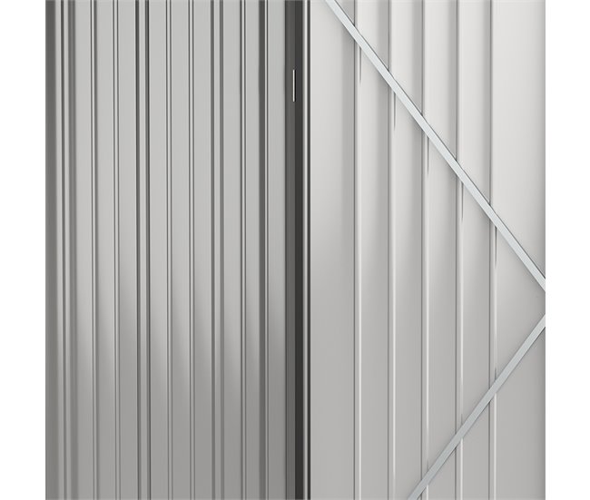 Abrigo de Jardim Aço Outsunny Preto