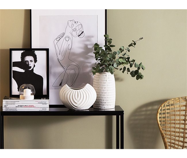 Beliani Jarro decorativo LINZI Branco