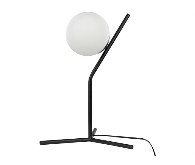 Beliani Candeeiro de mesa WAPITI Branco/ Preto