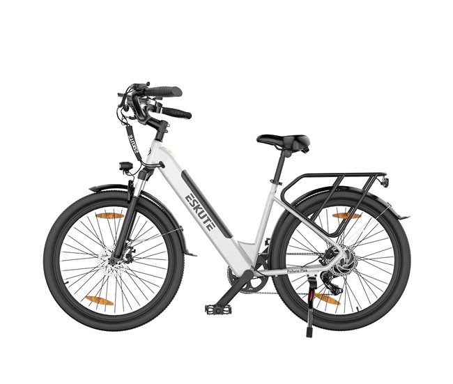 Bicicleta elétrica eskute polluno plus 28inch -  motor 250w bateria 36v20ah