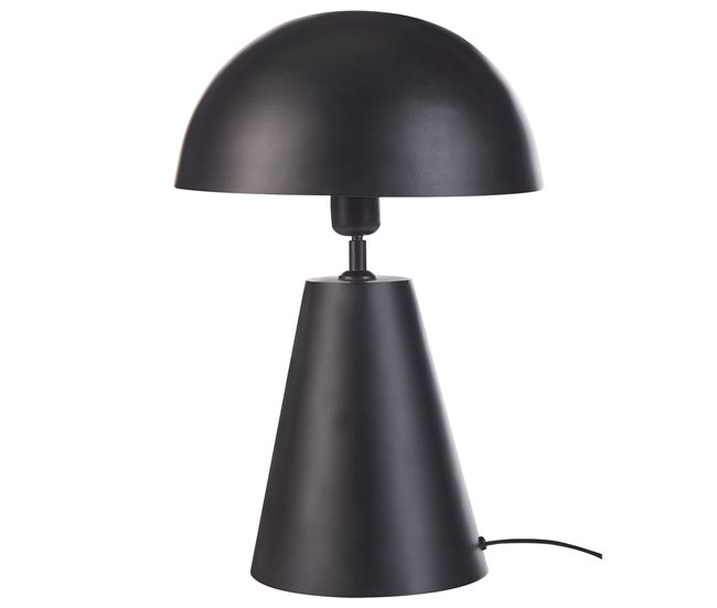 Beliani Candeeiro de mesa PALMIET Preto