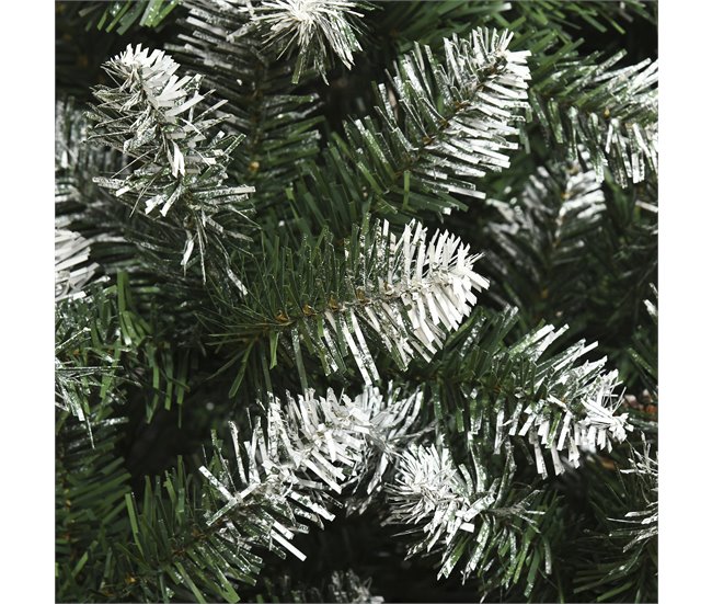 Árvore de Natal PVC, Aço HOMCOM, casa - natal Verde
