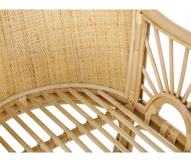 Beliani Berço Rattan/vime LAGRASSE Natural