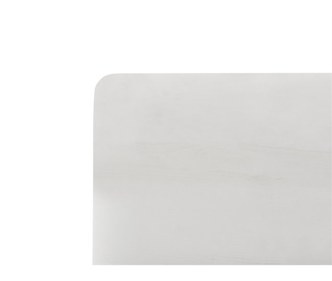 Beliani Cama com estrado Pinho ROYAN 167x207 Branco