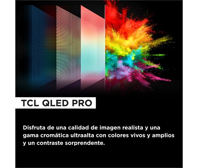 TV 65 polegadas TCL 65C655 QLED Smart TV 3 HDMI 1 USB Preto