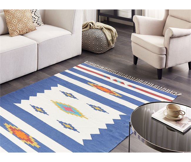Beliani Kilim VARSER 140x200 Multicor