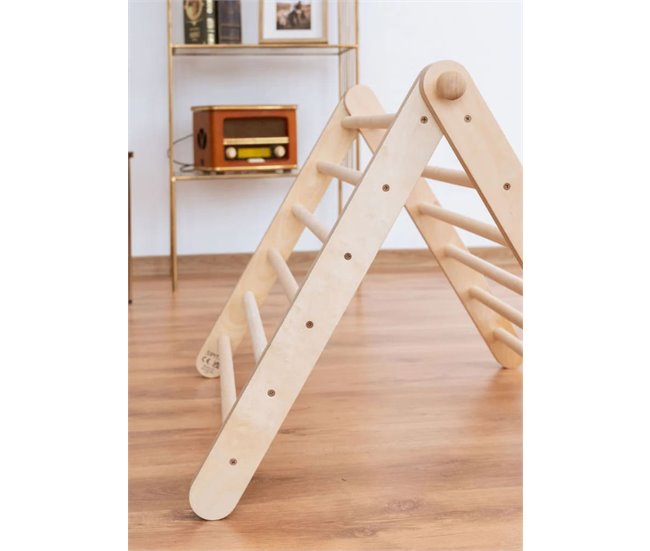 Triângulo de escalada SIPITRI de 2 segmentos, altura ajustável Madeira