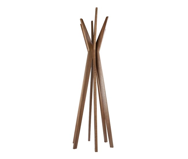 ANGEL CERDA Armário de cabeceira em madeira de pinho Nogal