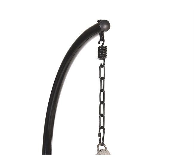 Beliani Sillón colgante ARSITA Cinza