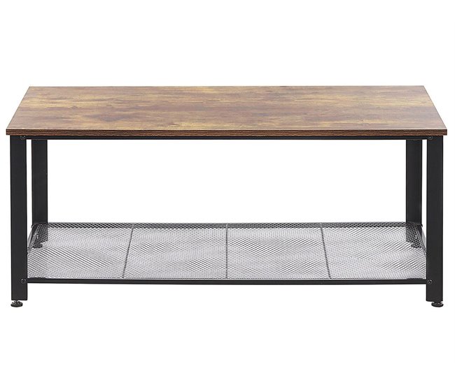Beliani Mesa de jantar AVIS 60x106 Castanho