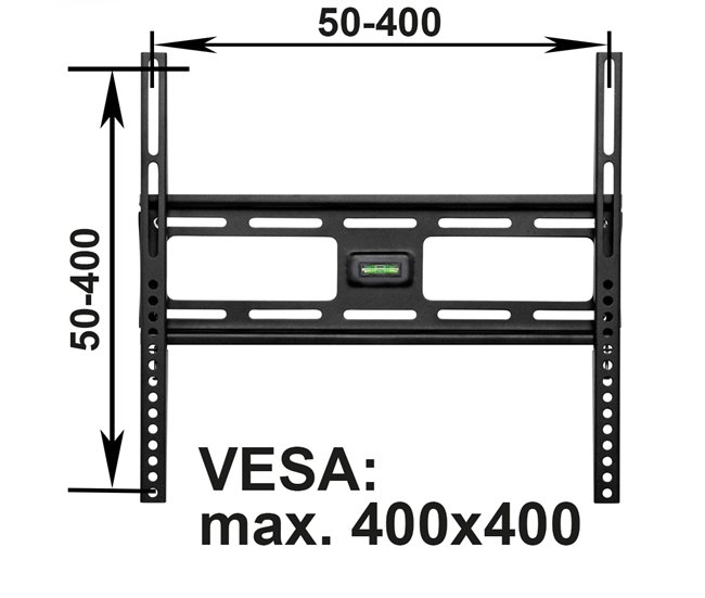 Suporte de parede para TV Preto
