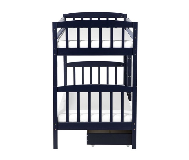 Beliani Beliche Pinho REVIN 87x208 Azul Marino