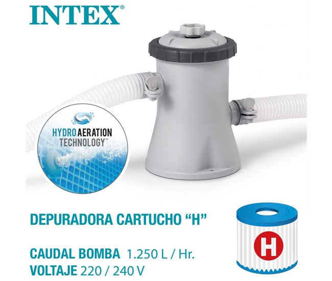 Piscina insuflável INTEX Easy Set 3853 l com sistema de filtragem Azul