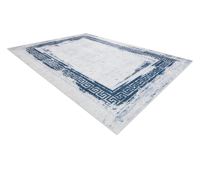 ANDRE 1213 Tapete Grego vintage antiderrapante 80x150 Branco