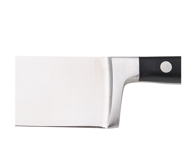 Faca de cozinha 20 cm marca MASTERPRO  Preto/ Inox