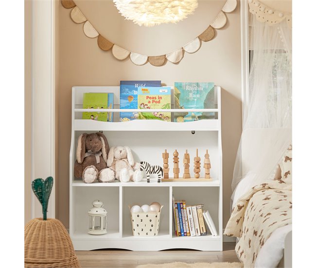 Organizador de brinquedos multifuncional KMB57-W SoBuy Branco