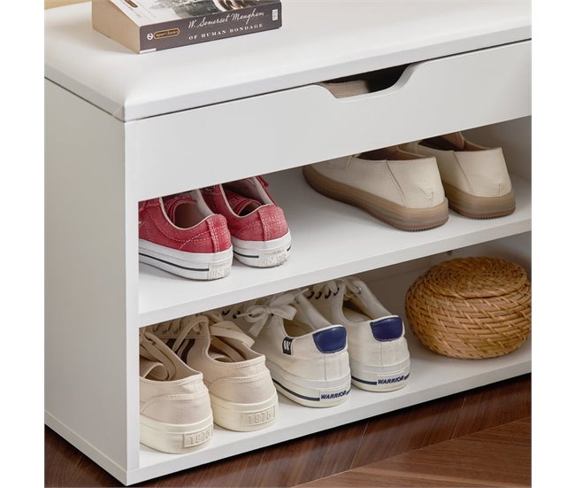 Armário para sapatos FSR25-W SoBuy Branco