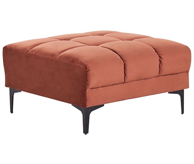 Beliani Reposapiés ALNES Vermelho