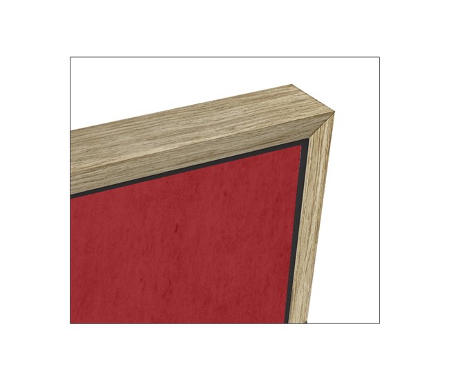 Pintura arte deco LIVE vermelha 50x70cm marca MARCOMUEBLE Vermelho