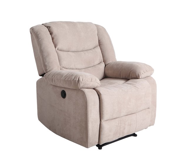 Poltrona CHEF2 relax em tecido Vison