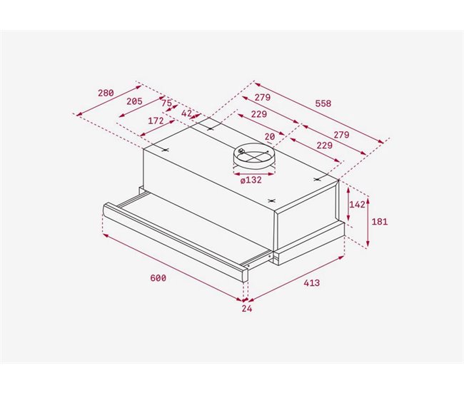 Exaustor telescópico TEKA TL 6310 INOX Prata