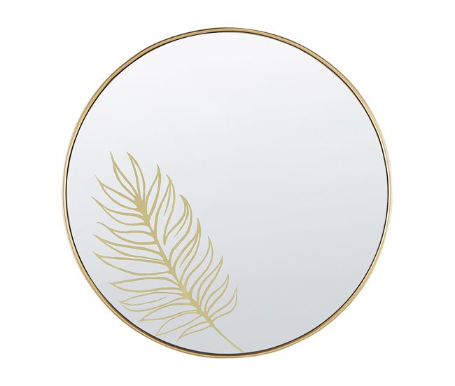 Beliani Espelho SAUVIE Dourado