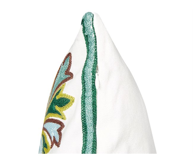 Beliani Almofada decorativa ELANITE Verde