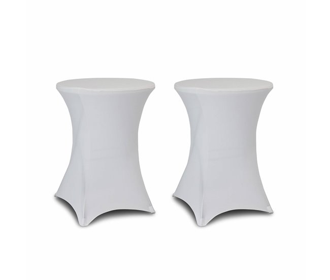 Conjunto de 2 capas - GALA - Capas para mobiliário de jardim com Branco