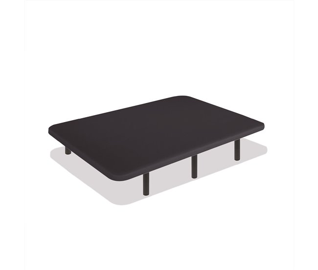Base Estofada DreamNite Tecido 3D Antiderrapante, Inclui pernas metálicas 
