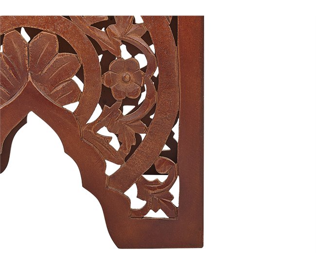 Beliani Conjunto de mesas SHUKUR Castanho