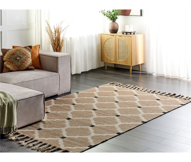Beliani Entrelaçado ORENCIK 160x230 Bege