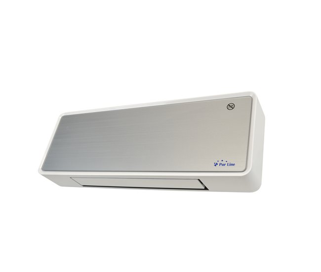 Aquecedor de parede de cerâmica 2000W com painel de controlo Cinza