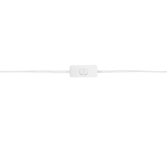 Beliani Candeeiro de mesa YUNA Branco/cinza