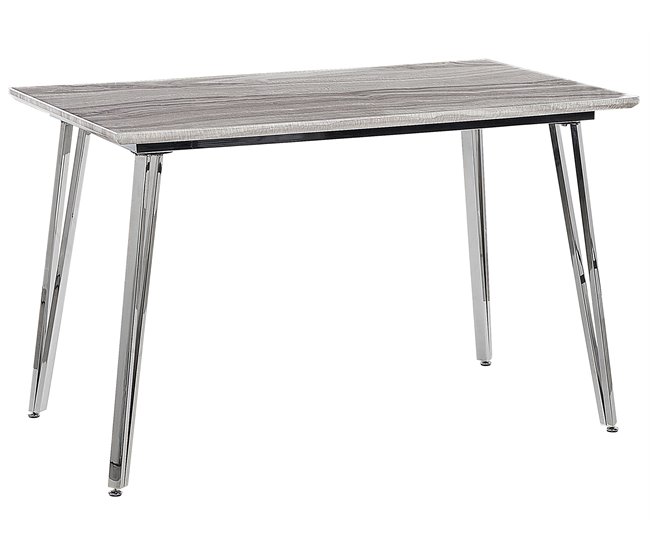 Beliani Mesa de jantar GREYTON 70x120 Branco