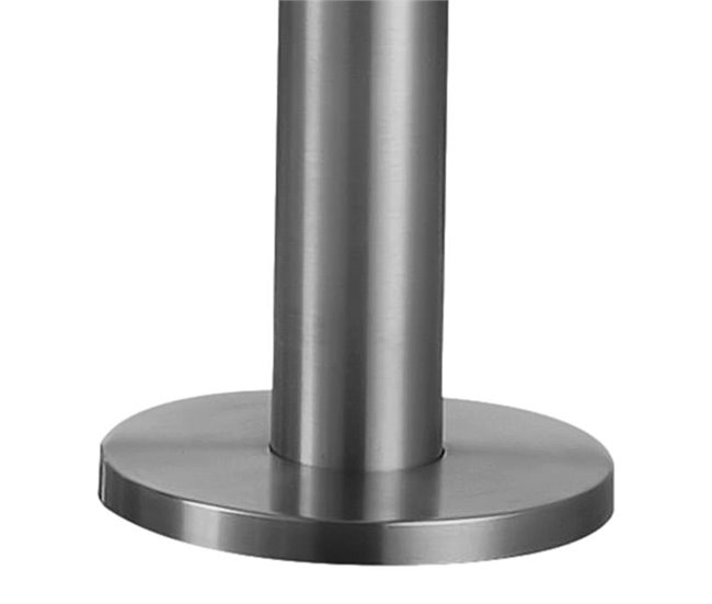 Chuveiro em aço inoxidável CHIA 316L com misturadora e chuveiro manual H 230 cm, aço inoxidável acetinado Cinza
