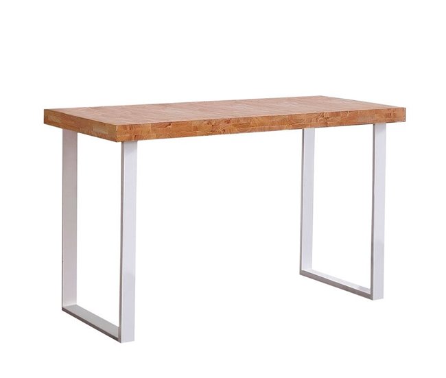  Mesa de estudo natural 120x60 Branco