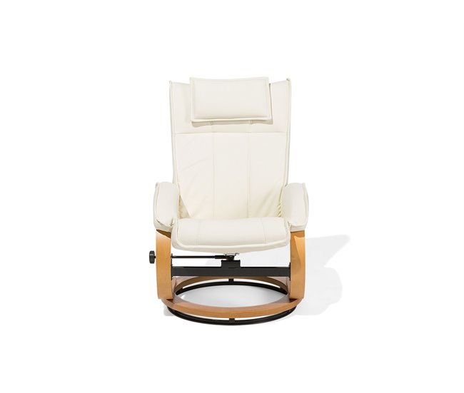 Beliani Cadeira de massagem MAJESTIC Bege