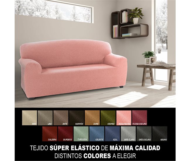 Capa do Sofá Romeo 4 lugares Rosa