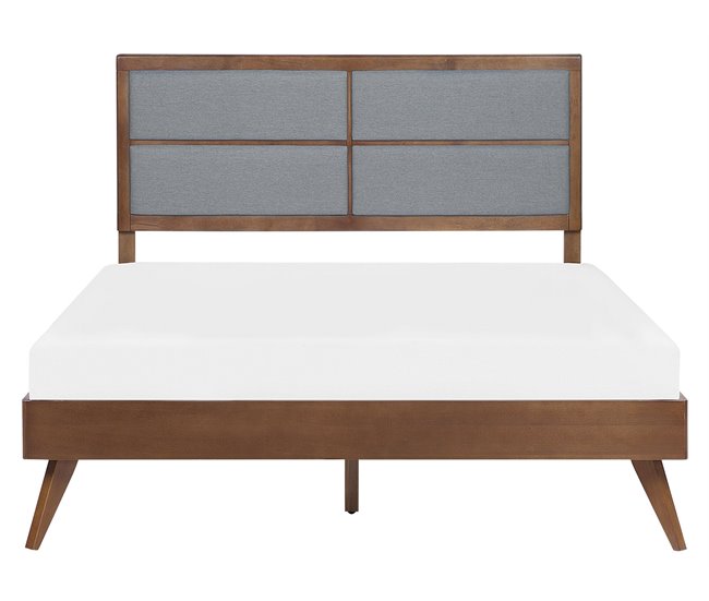 Beliani Cama MDF POISSY 167x202 Cinza